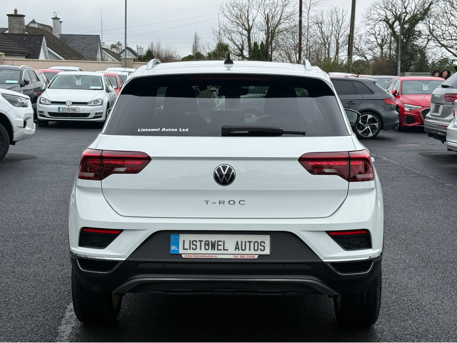 2022 Volkswagen T-Roc STYLE 2.0 150BHP AUTO * REAR VIEW CAMERA, PARKING SENSORS FRONT & REAR, APPLE CARPLAY//ANDROID AUTO, ADAPTIVE CRUISE CONTROL, ISOFIX CHILD SEAT ANCHOR, DUAL ZONE CLIMATE CONTROL, 2 YEAR NEW NCT * €30,950