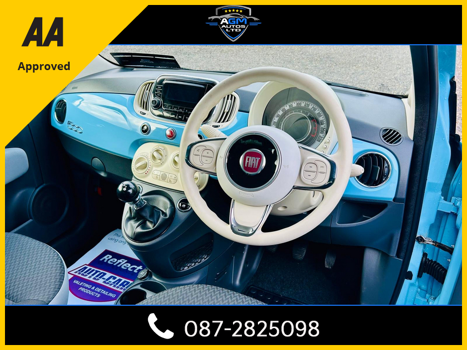 2017 Fiat 500 1.2 69BHP POP S4 2DR €9,950