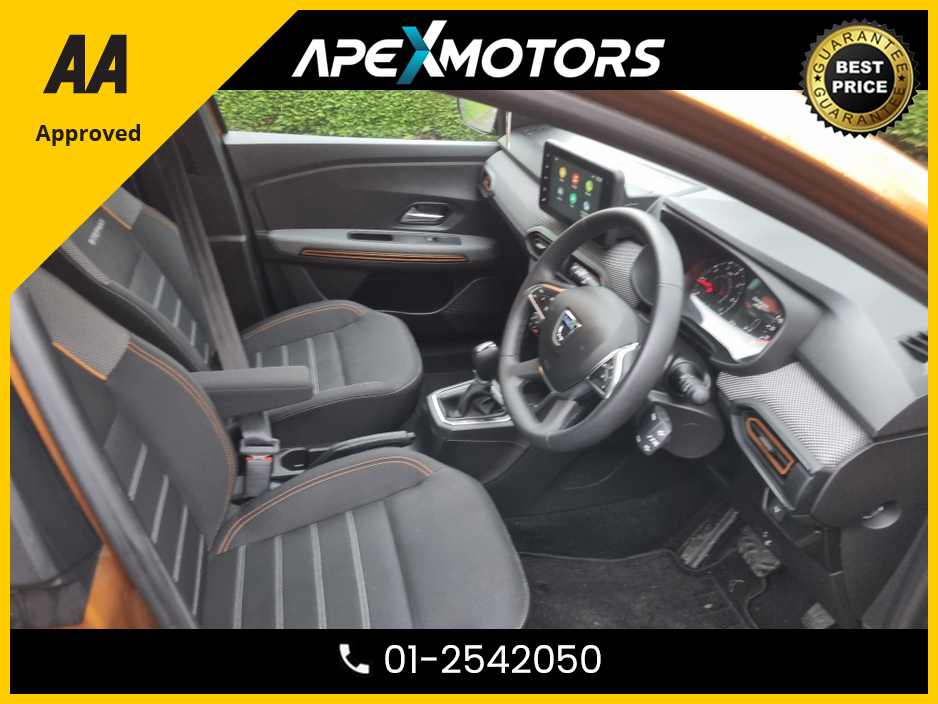 2021 Dacia Sandero FINANCE ARRANGED * STEPWAY COMFORT TCE 90 CVT MY2 * AUTOMATIC * ONE OWNER FROM NEW * NEW NCT MAY-27 * IMMACULATE * STAMPED SERVICE HISTORY * AA APPROVED * 101 SAFETY CHECKLIST * COLOUR REVERSE CAMERA €14,949