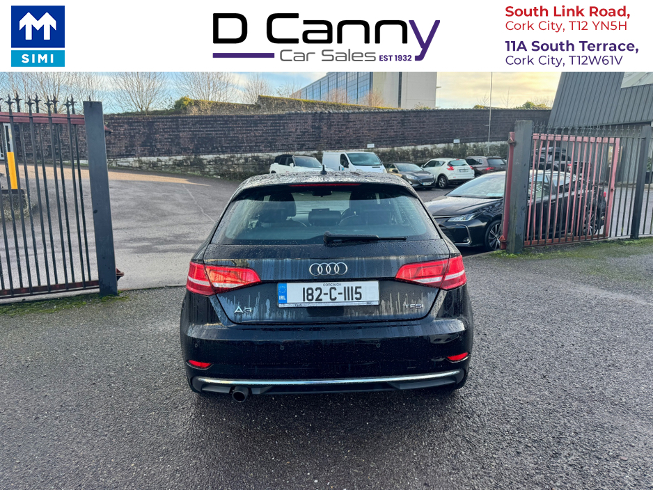 2018 Audi A3 SPORTBACK 1.0 TFSI 115 SE 4DR €19,450