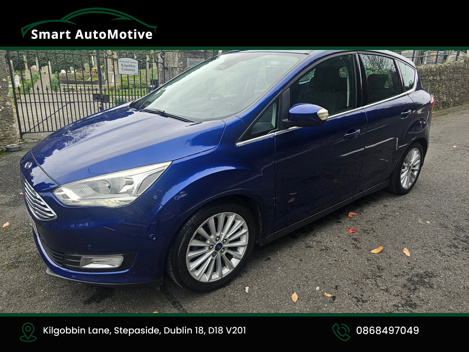 2017 Ford C-Max Titanium 1.5 Tdci Manual * Low Mileage * Only One Previous Owner * Great Condition Throughout * New NCT 02.2028 * Fully Serviced and Professionally Valeted * Top Specification *  6 Months Warranty * €10,950