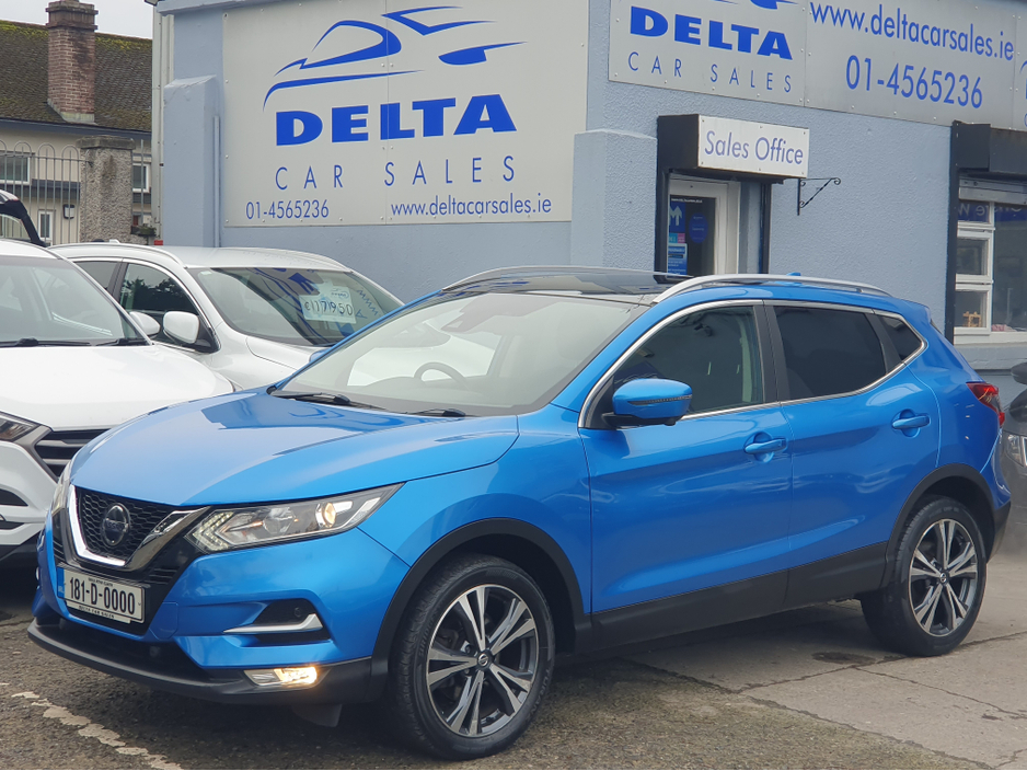 2018 Nissan Qashqai N-CONNECTA 1.2 DIG-T 115BHP NCT 02/28 FINANCE AVAILABLE @ €58 PER WEEK 2 KEYS/ PAN ROOF/ SAT NAV/ REVERSE CAMERA/ MULTI FUNCTION STEERING WHEEL/ CRUISE CONTROL/ HISTORY CHECKED €12,900
