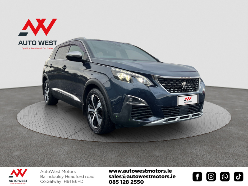 2018 Peugeot 5008 2018 Peugeot 5008 2.0 Blue HDI GT LINE Automatic 7 Seater €25,950