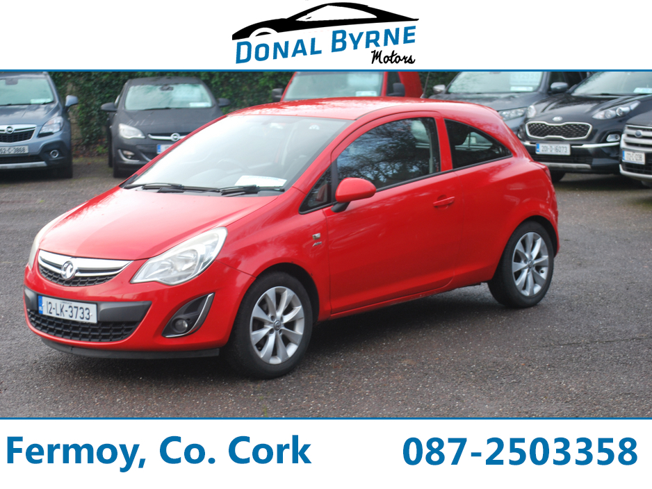 2012 Vauxhall Corsa 1.2 ACTIVE AIR CONDITIONING 85PS 3DR €4,500