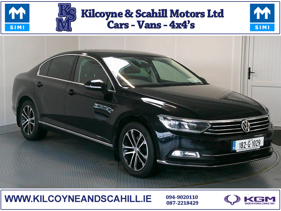 2018 Volkswagen Passat HIGHLINE 1.6 TDI MANUAL 6SPEED FWD 120HP 4DR €17,950