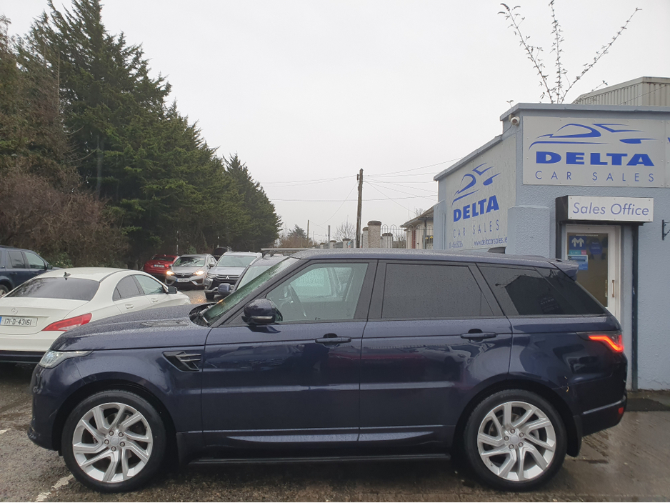 2019 Land Rover Range Rover Sport DYNAMICS HSE 3.0L SDV6 306BHP NCT 02/28 FINANCE AVAILABLE @ €193 PER WEEK SIDE STEPS/ SERVICE HISTORY/ FULL LEATHER/ HEATED SEATS/ DIGITAL DASH/ ANDROID AUTO/ APPLE CAR PLAY/ HISTORY CHECKED €42,950