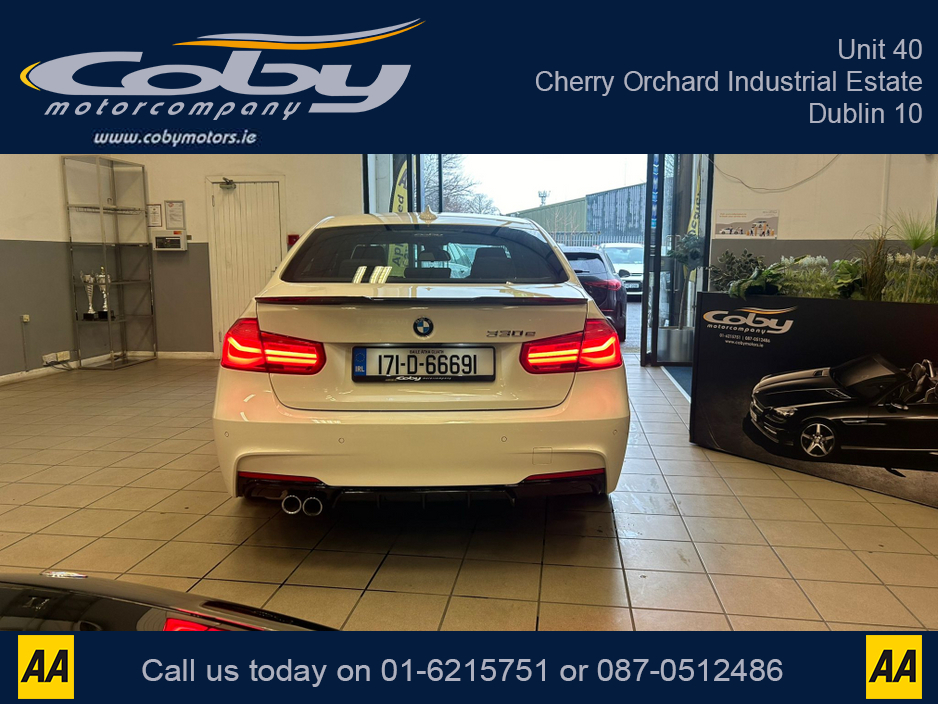 2017 BMW 3 Series 330E  M Sport Saloon 4DR 330E Auto Plug-in Hybrid. New NCT, Upgraded 19inch Alloy Wheels, Full Body Kit, 2Keys,Sat Nav, MFSW, Dual Climate Control, Cruise Control, Reverse Cam, Full Electrics, & more. €21,950