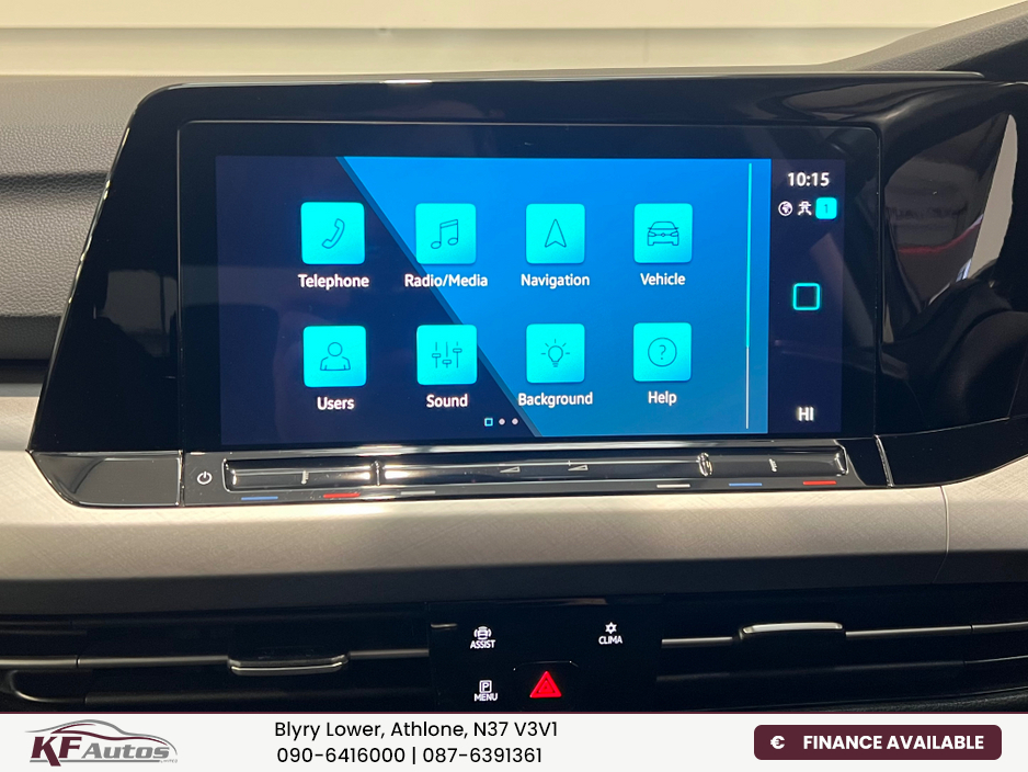 2022 Volkswagen Golf Life 2.0TDI 6 Speed Manual 115bhp 5dr  - 222 Reg €27,995