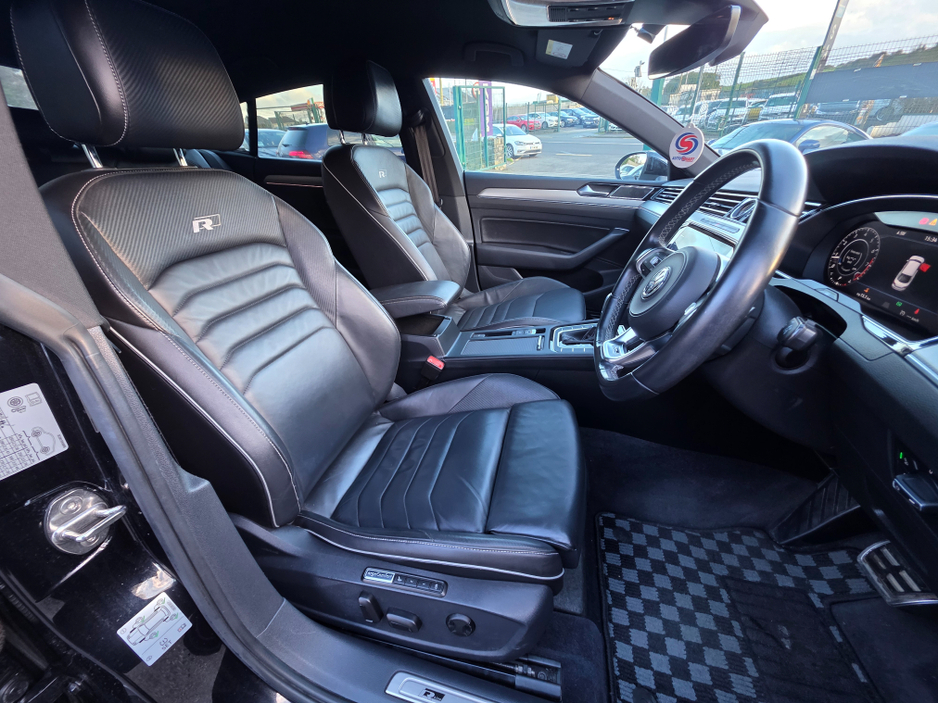 2018 Volkswagen Arteon 2.0 TSI  4 MOTION 280BHP VIRTUAL DASH FULL LEATHER HEATED ELECTRIC SEATS SAT NAV CARPLAY ANDROID AUTO BLIND SPORT PARKING SENSORS SELF PARKING ASSIST 360 CAMERA €27,500