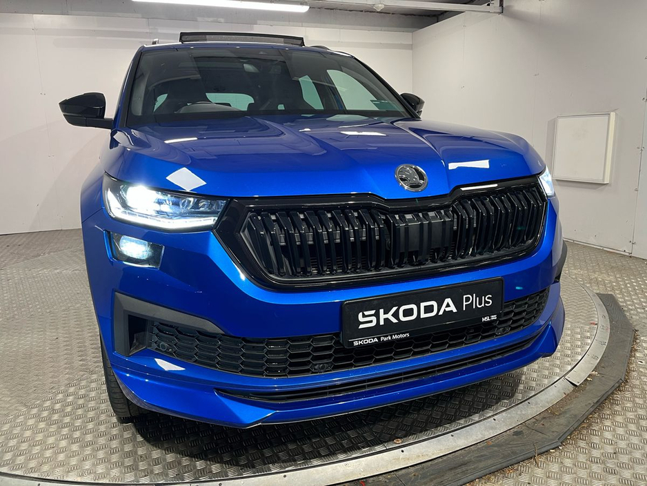2023 Skoda Kodiaq Sportline 7 Seat DSG 2.0TDI 150BHP - Reversing Camera - Panoramic Sunroof - Climate Control - Heated Seats - Keyless Start - Apple CarPlay/Android Auto €51,950
