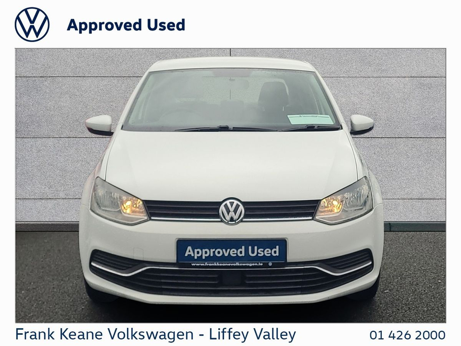 2015 Volkswagen Polo TRENDLINE AUTO 1.2 *REAR VIEW CAMERA* *WHITE* *NEW NCT* *12 MONTHS FRANK KEANE WARRANTY* *FINANCE AVAILABLE* €11,995