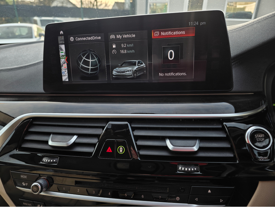 2017 BMW 5 Series 523D LUXURY UPGRADED PACK EDITION FULL LEATHER ELECTRIC HEATED SEATS - 360 REVERCE CAMERA - PRIVACY GLASS €24,950