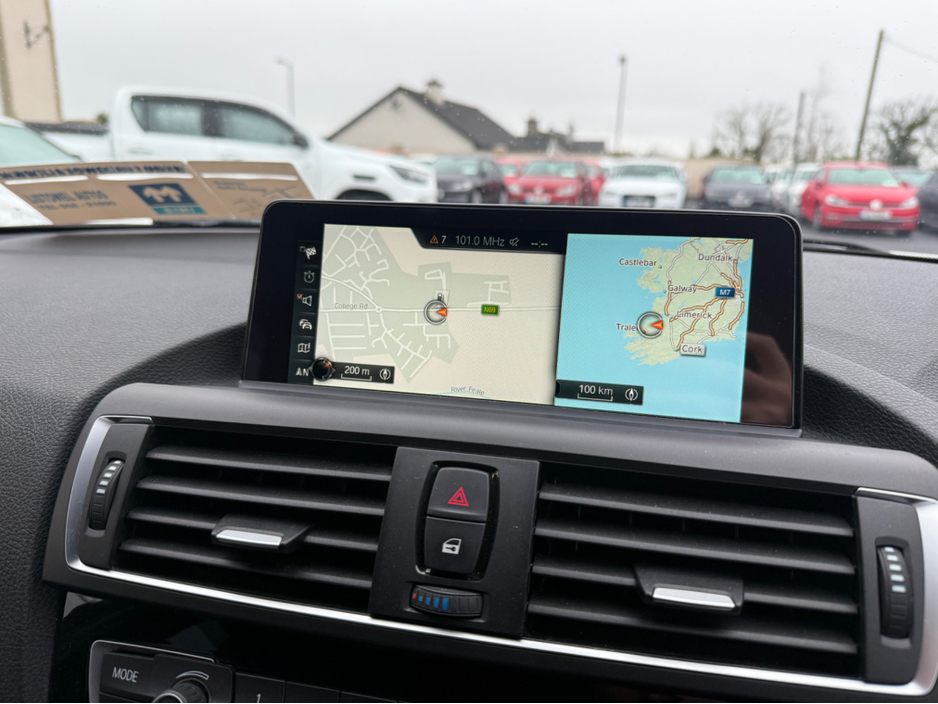 2017 BMW 1 Series 118D M SPORT * COMES WITH 2 YEAR NEW NCT, SERVICE BOOK PRESENT WITH 4 SERVICE STAMPS, REAR VIEW CAMERA, PARKING SENSORS  REAR, APPLE CARPLAY//ANDROID AUTO, ISOFIX CHILD SEAT ANCHOR POINTS* €18,950