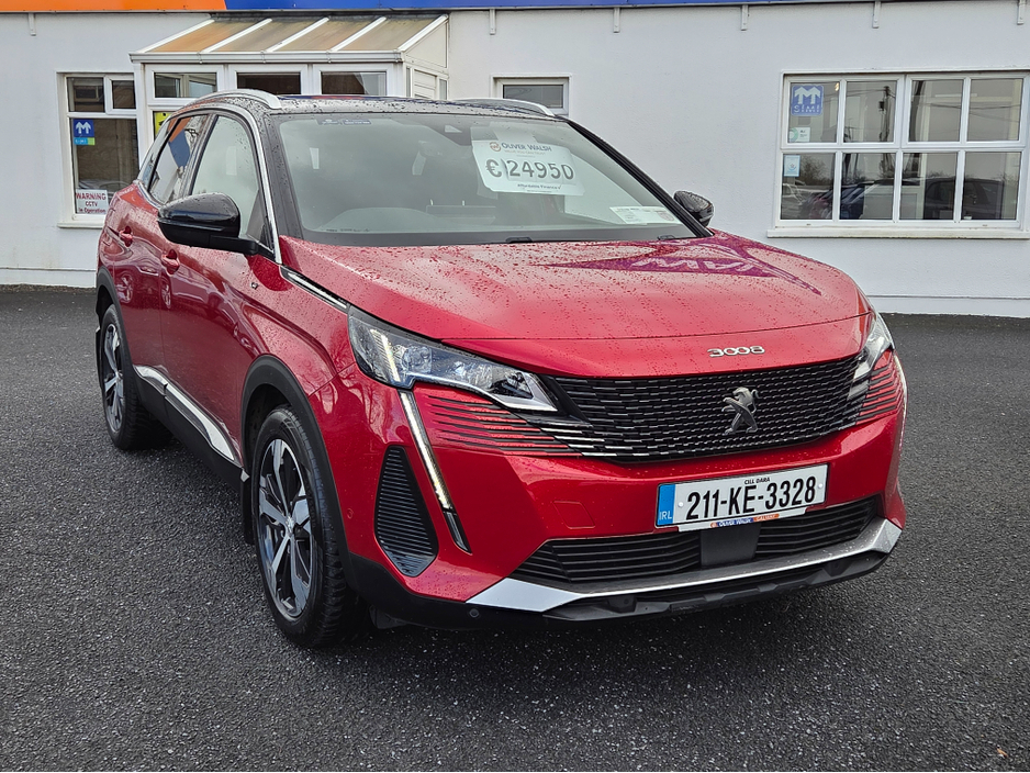 2021 Peugeot 3008 FL GT 1.5 HDI 130 6.2 4DR AUTO €23,950