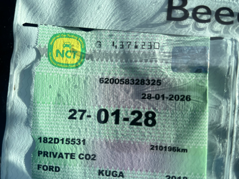 2018 Ford Kuga 1.5TDCi 120PS FWD Titanium €13,950