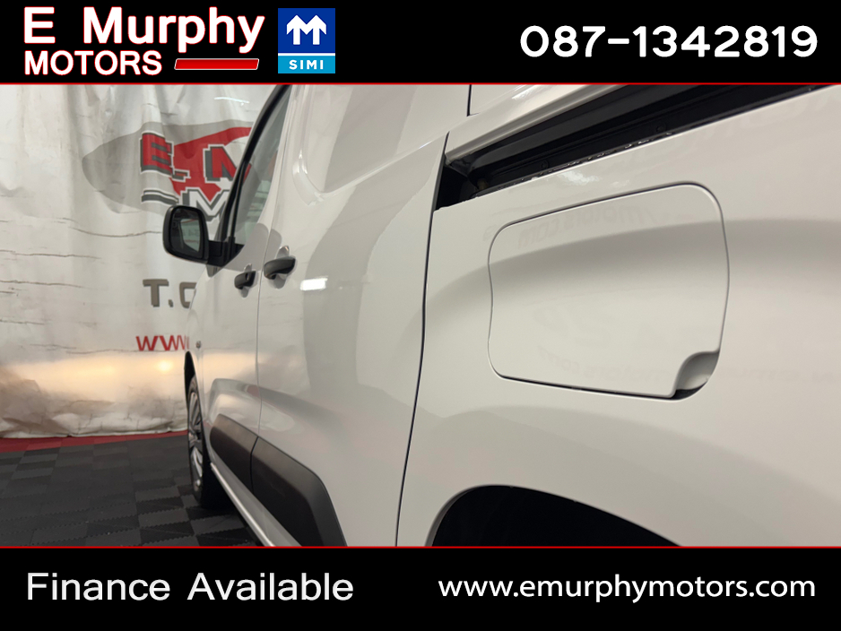 2022 Peugeot Partner 1.5 HDI PROFFESIONAL PLUS LOW MILEAGE €65 PER WEEK €12,154