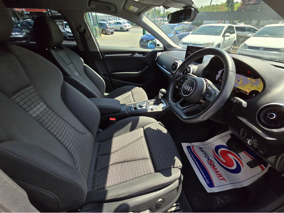 2019 Audi A3 ( 192 ) 1.4 TFSI SPORT VIRTUAL COCKPIT - NAVIGATION -CARPLAY ANDRIOD PACK - REVERSING CAMERA / PARKING SENSORS - DRIVE MODE   - LOW ROAD TAX BAND SIMI    MAIN DEALER - €22,950