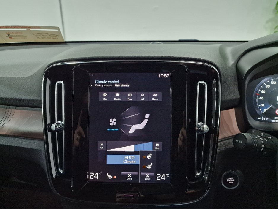 2023 Volvo XC40 T4 PLUS DARK RECHARGE AUTOMATIC **ONE OWNER / APPLE CARPLAY / CRUISE CONTROL / ELECTRIC BOOTLID / HEATED FRONT & REAR SEATS / HEATED STEERING WHEEL / 360 DEGREE CAMERA / WIRELESS PHONE CHARGING** €38,900