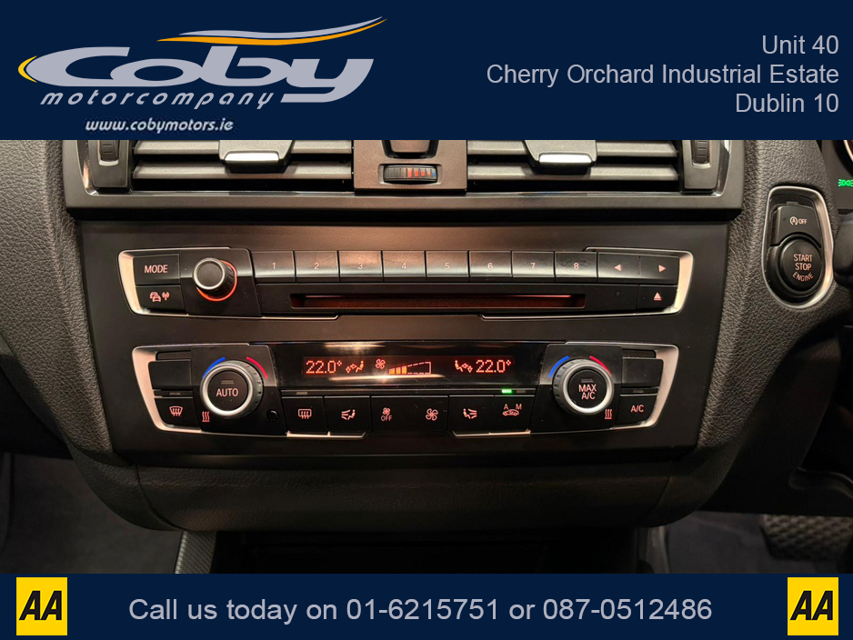 2014 BMW 1 Series 1.6 5DR AUTO M-Sport . NCT, Cruise Control, Dual Climate Control, Alloy Wheels, Revers Camera, Bluetooth, Folding Rear Seats, CD Player & more. €12,950