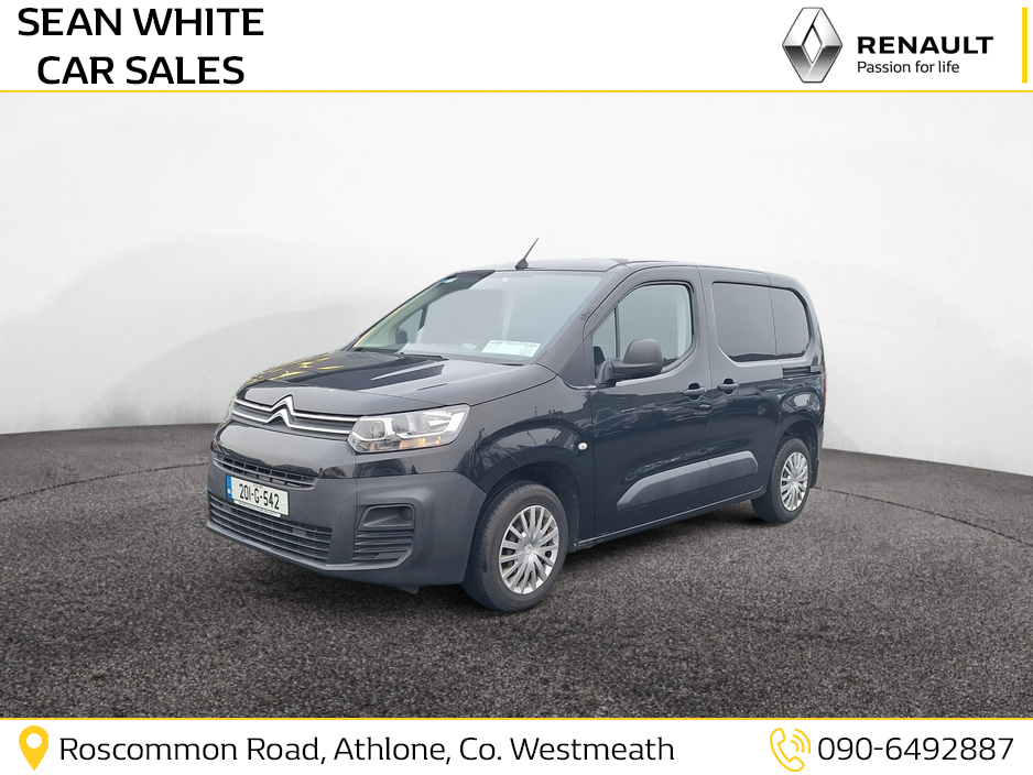 2020 Citroen Berlingo ENT 1.5 BLUE HDI 75 650 650KG M 3DR €14,000