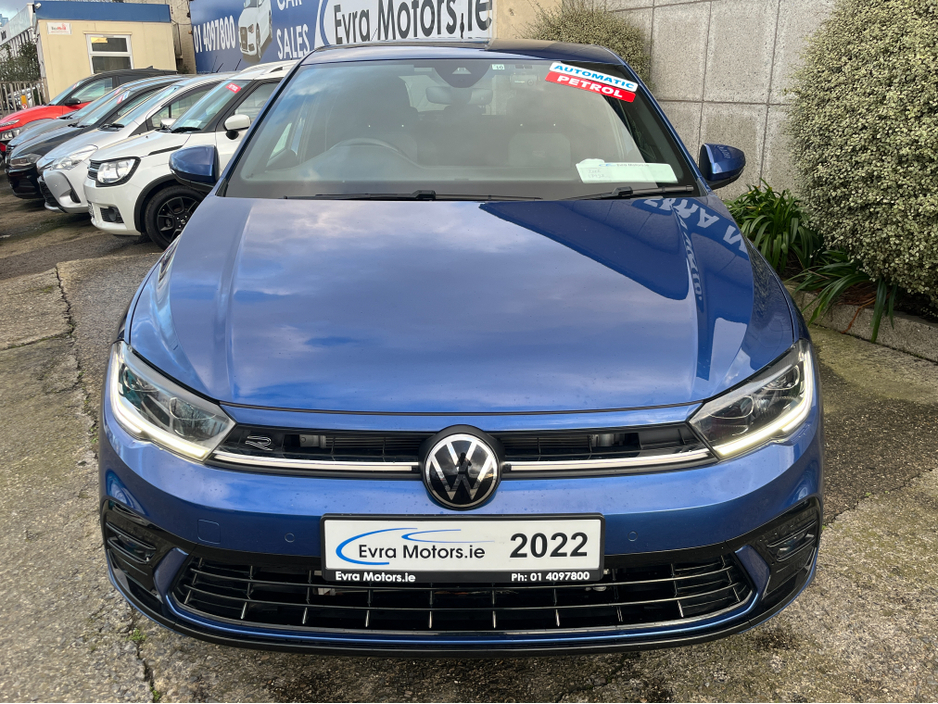 2022 Volkswagen Polo R-LINE AUTOMATIC 1.0 PETROL //KEYLESS ENTRY//ADAPTIVE CRUISE CONTROL//REVERSE CAMERA// €21,950
