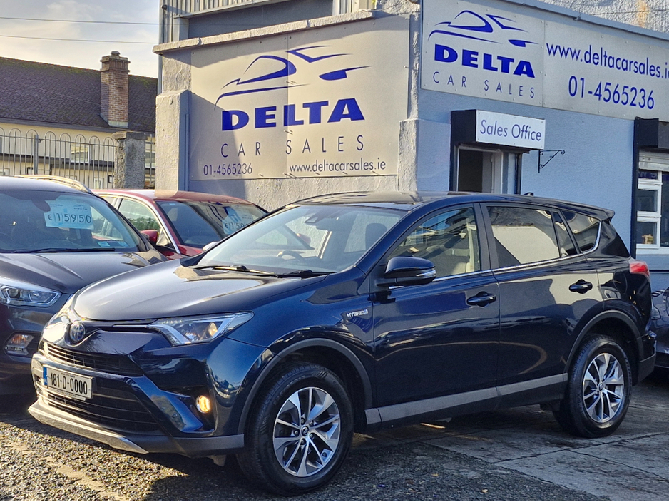 2018 Toyota Rav4 ICON 2.5 VVT-I PETROL HYBRID AUTOMATIC NCT 11/27 FINANCE AVAILABLE @ €90 PER WEEK TOUCH SCREEN MEDIA/ REVERSE CAMERA/  BLUETOOTH/ HISTORY CHECKED €19,900