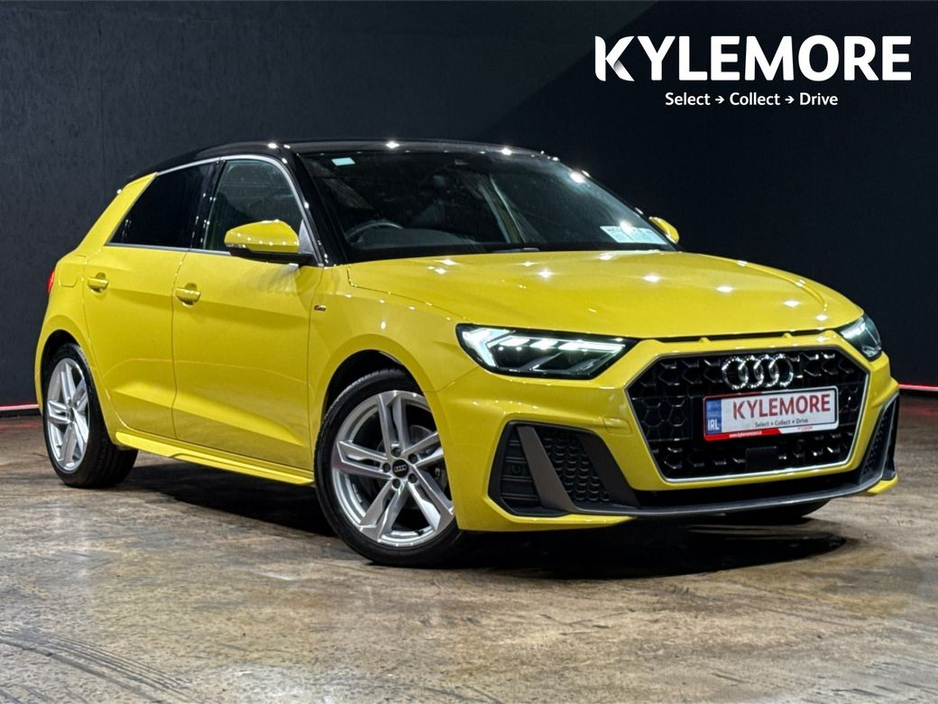 2022 Audi A1 S-LINE - YELLOW/BLACK TWO TONE - PADDLE SHIFT - CRUISE CONTROL - HEATED SEAT - DIGITAL DASH - REVERSE CAMERA €25,950