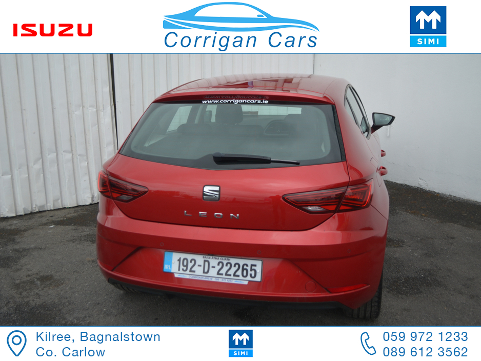 2019 SEAT Leon ONE OWNER LOW MILEAGE SE 115BHP €15,949