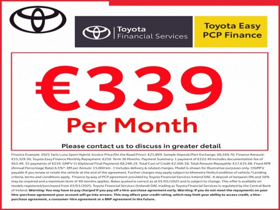 2023 Toyota Yaris Cross LunaSport - BiTone - 1.5 Hybrid - Automatic - 1 Owner - Full TOYOTA Service History // Remote Central Locking // Front Electric Windows // Rear Electric Windows // Electric Mirrors // Apple Carplay €27,499