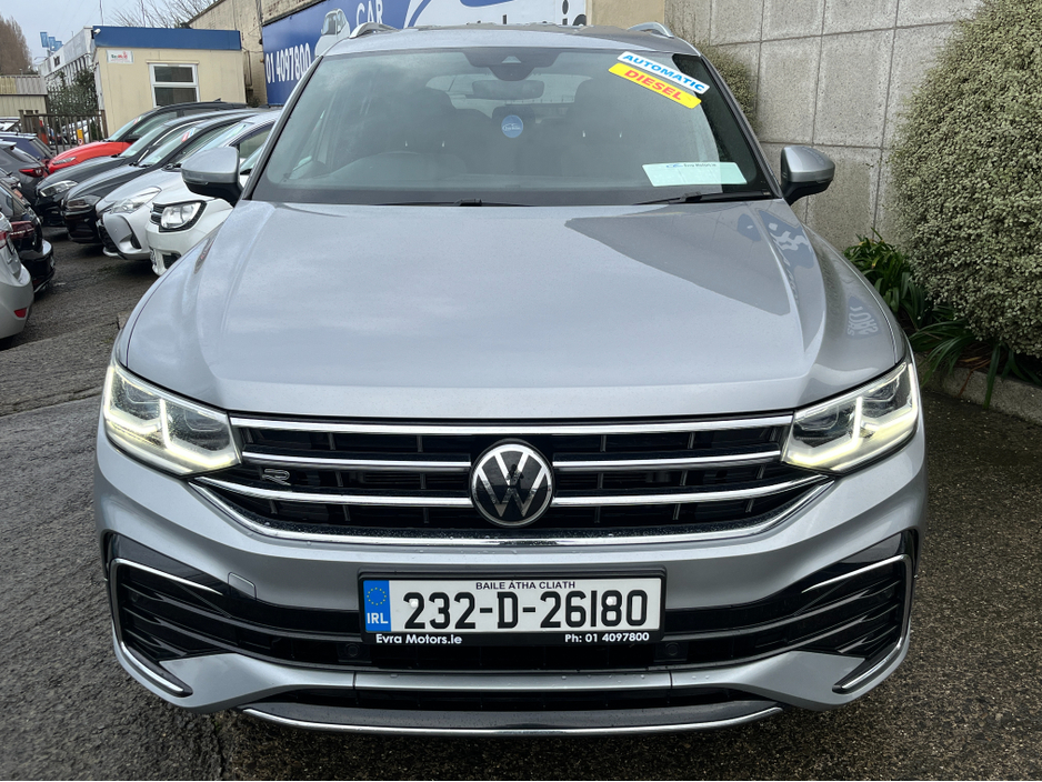 2023 Volkswagen Tiguan Allspace R-LINE 7 SEATER AUTOMATIC 2.0 TDI DIESEL //SAT NAV//ADAPTIVE CRUISE CONTROL//REVERSE CAMERA//HEATED SEATS AND STEERING WHEEL// €42,950