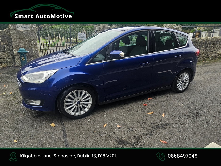 2017 Ford C-Max Titanium 1.5 Tdci Manual * Low Mileage * Only One Previous Owner * Great Condition Throughout * New NCT 02.2028 * Fully Serviced and Professionally Valeted * Top Specification *  6 Months Warranty * €10,950