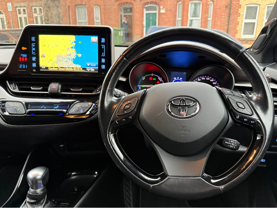 2017 Toyota C-HR 1.8 Hybrid, High Spec Sol, New Nct 01/2028, Full Main Dealer Service History, Sat Nav, Bluetooth, Reversing Camera, Cruise Control, Lane Assist, A/C, Finance Available, Service & Warranty Included, €16,950
