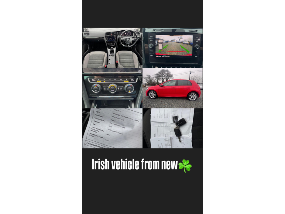 2018 Volkswagen Golf 1.0 TSI 3DR 110HP Highline €16,850