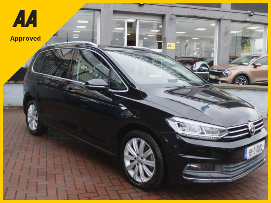 2019 Volkswagen Touran 2.0TDI 150BHP HIGHLINE 7 SEATER 5DR MPV AUTO // 1 OWNER WITH ONLY 99, 000 KM'S // BUY WITH CONFIDENCE AA AND SIMI APPROVED DEALER 2026 // FINANCE ARRANGED // ALL TRADE INS WELCOME // €23,950