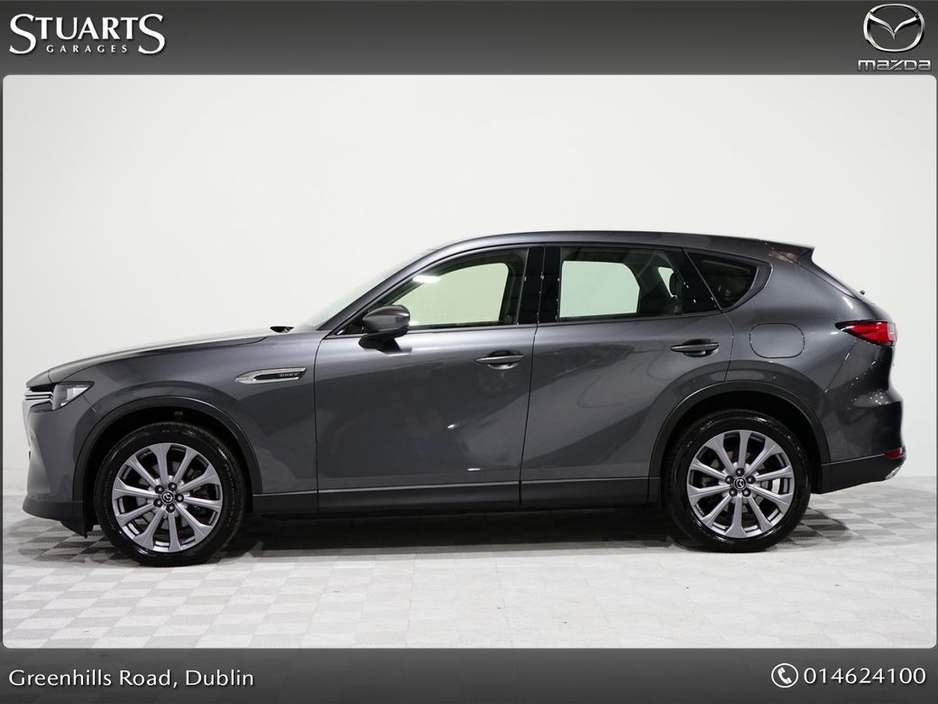 2026 Mazda CX-60 2.5 PHEV 327PS EXCLUSIVE LINE, COMFORT PACK, DEMO SPECIAL, SAVE €6, 155 OFF NEW PRICE*MACHINE GREY WITH BLACK LEATHER, ADAPTIVE LED HEADLIGHTS, UPGRAD €56,945