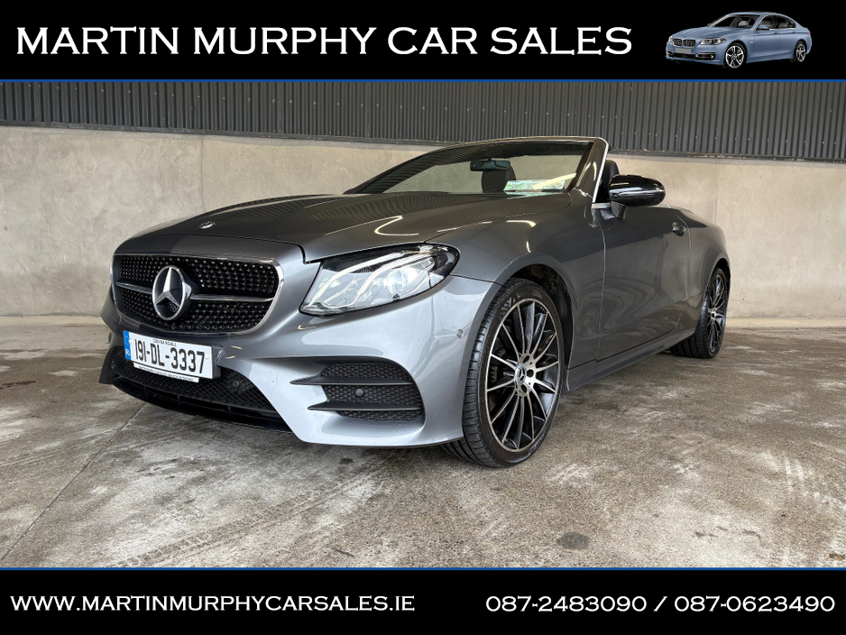 2019 Mercedes-Benz E Class E220 D AMG LINE 4MATIC SOFT TOP CABRIOLET €37,950
