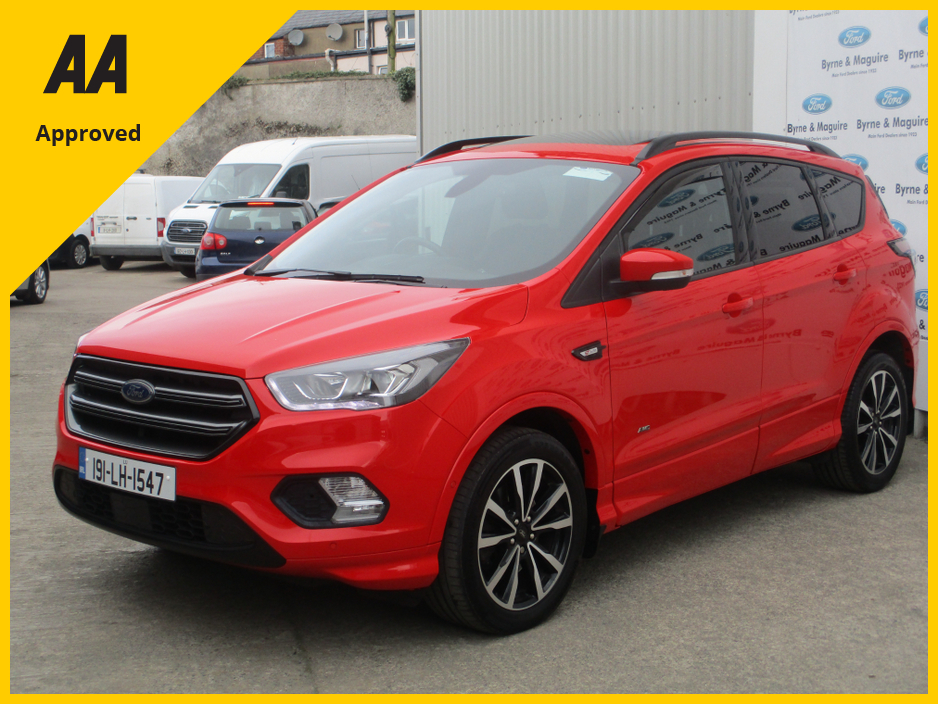 2019 Ford Kuga ST-LINE 2.0 TDCI 150PS AWD MODEL.  TOP OF THE RANGE MODEL, FULLY SERVICED AND NCT TESTED WITH WARRANTY AND 12 MONTHS AA COVER !!! €24,500