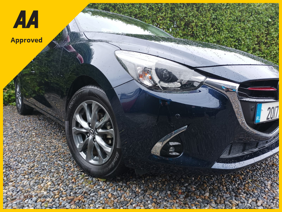 2017 Mazda Mazda2 1.3 AUTOMATIC TOURING SPORT EDITION ONLY 62,988Kms JUST FULLY SERVICED 4 NEW TYRES 2 YEARS NCT 1 YEAR ROAD TAX CRUISE CONTROL REVERSE CAMERA ANDROID AUTO & APPLE CAR PLAY FACTORY IMMOBILISER €13,995