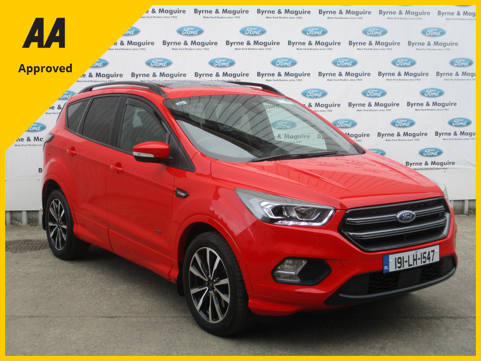 2019 Ford Kuga ST-LINE 2.0 TDCI 150PS AWD MODEL.  TOP OF THE RANGE MODEL, FULLY SERVICED AND NCT TESTED WITH WARRANTY AND 12 MONTHS AA COVER !!! €24,500