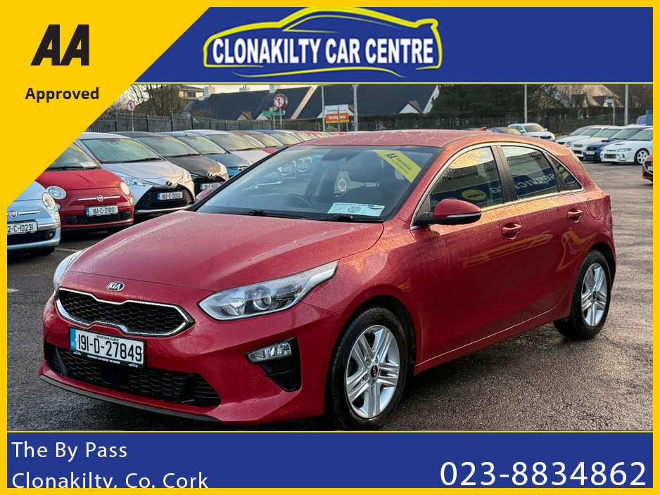 2019 Kia Ceed 1.0 K3 5DR €15,950