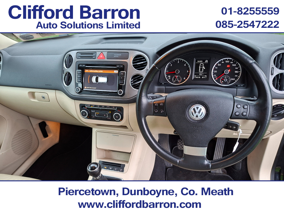 2010 Volkswagen Tiguan SPORT 2.0 TDI MANUAL 6SPEED FWD 140HP BLUEMOTION 5DR €6,750