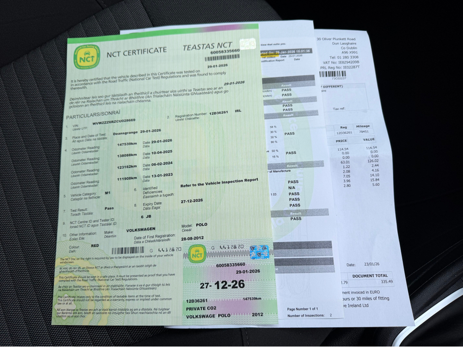 2012 Volkswagen Polo 1.2 Petrol. €7,995