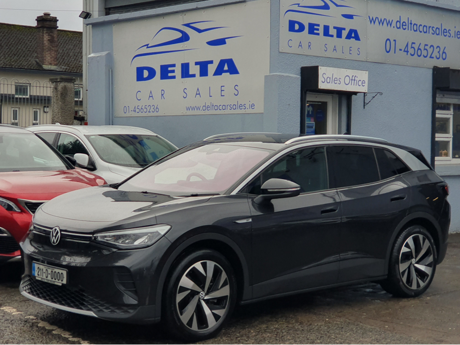 2021 Volkswagen ID.4 PRO PERFORMANCE FULLY ELECTRIC NCT 02/28 FINANCE AVAILABLE €90 PER WEEK HEATED STEERING WHEEL/ HEATED SEATS/ SAT NAV/ TOUCH SCREEN/ ANDROID AUTO/ APPLE CAR PLAY/ REVERSE CAMERA/ HISTORY CHECKED €19,900