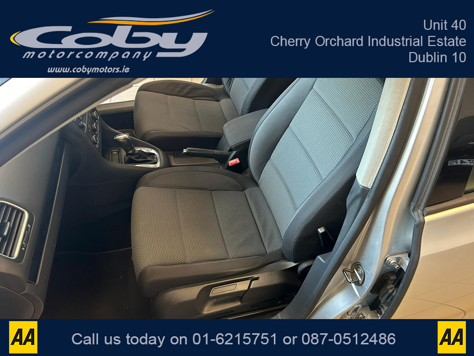 2012 Volkswagen Golf 1.2 5DR Auto. New NCT, 2Keys, Alloy Wheels, Handsfree, Auto Lights/ Wipers, Air Conditioning, USB/AUX, Folding Rear Seats, Electric Windows/Mirrors, Bluetooth and more. €8,450