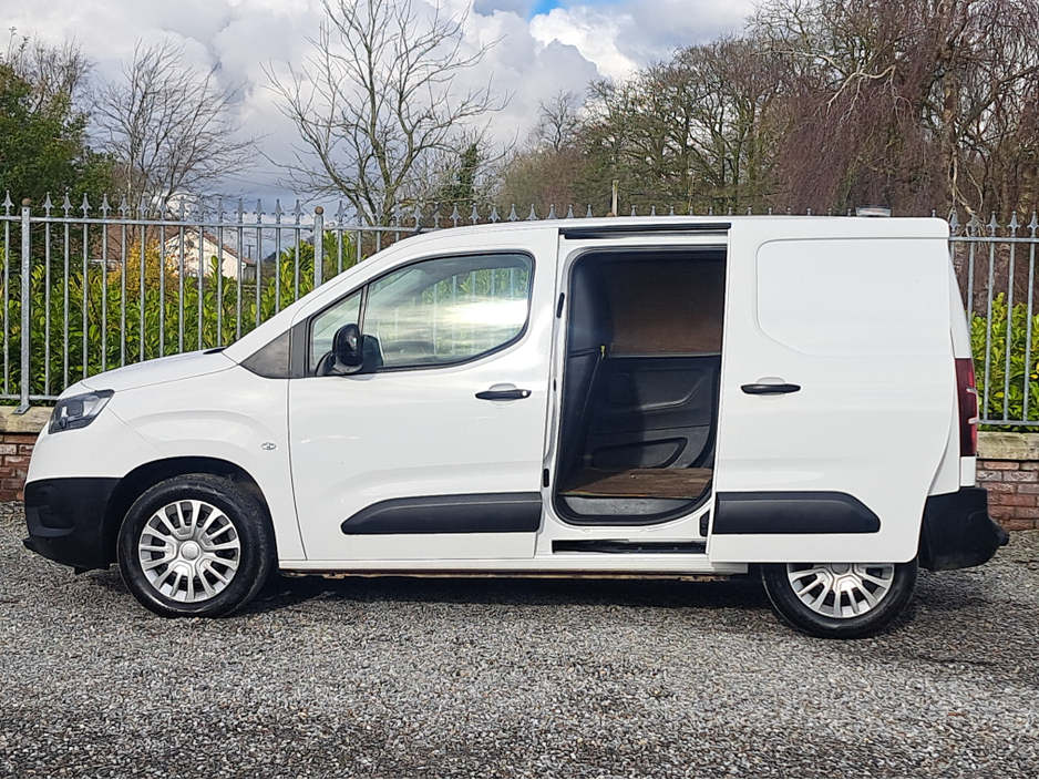 2022 Toyota Proace City Icon L1 Panel Van 1.5 Diesel with 3 seats in front and double sliding doors.