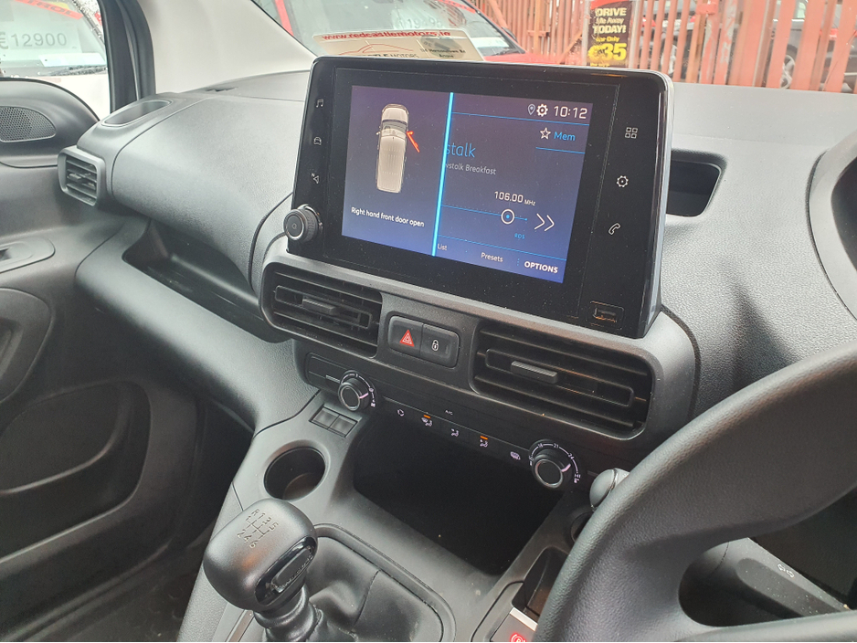 2022 Peugeot Partner ACTIVE 1.5 BLUE HDI 10 100 6.3 2DR €12,950