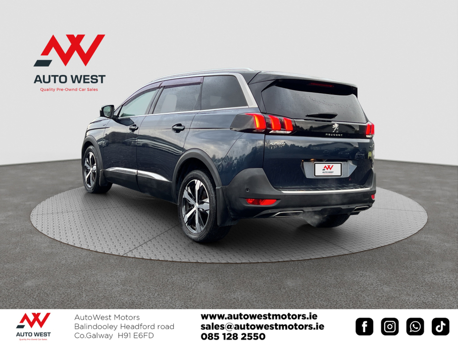 2018 Peugeot 5008 2018 Peugeot 5008 2.0 Blue HDI GT LINE Automatic 7 Seater €25,950