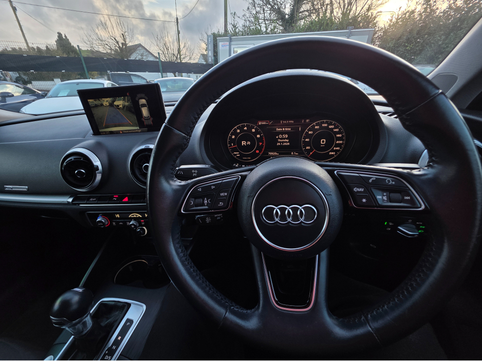 2020 Audi A3 ( 202 REG 1.4 TFSI VIRTUAL COCKPIT - NAVIGATION -CARPLAY ANDROID AUTO   - REVERSING CAMERA / PARKING SENSORS  - LOW ROAD TAX BAND €20,950