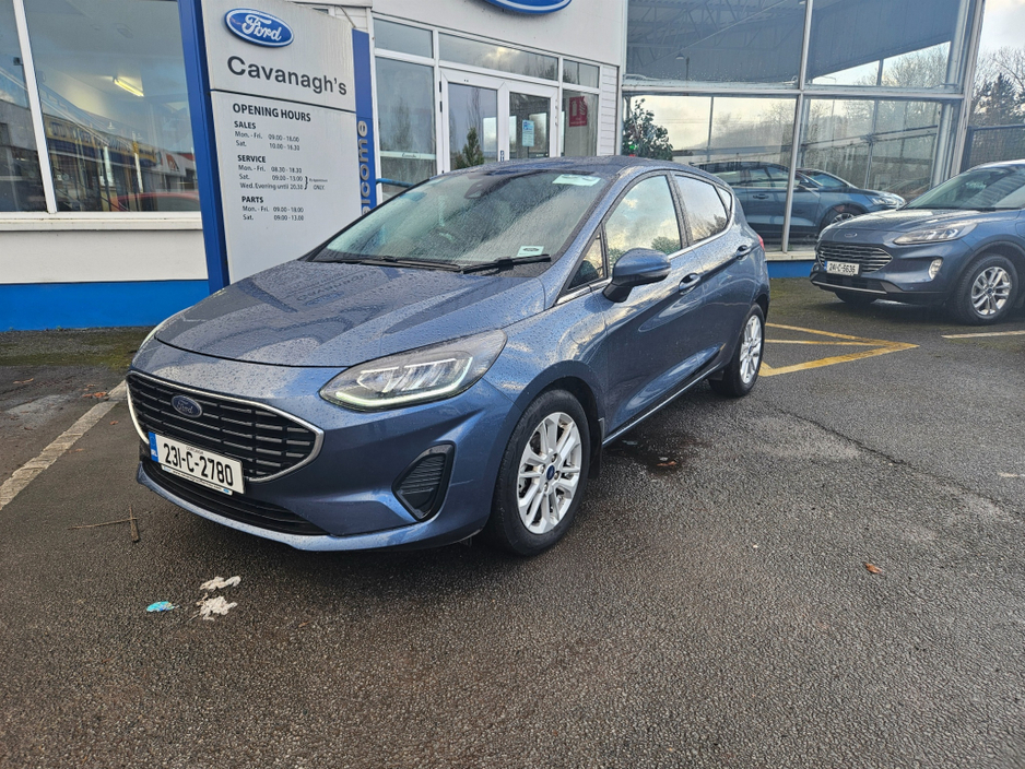 2023 Ford Fiesta TITANIUM 1.0T 100 S6.2 M6 F 4DR €21,500