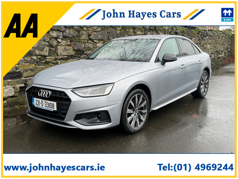 2022 Audi A4 2.0 TDi 35 SPORT EDITION163PS//VERY LOW MILEAGE//FULL SERVICE HISTORY//SIMI AND AA DEALER €34,950